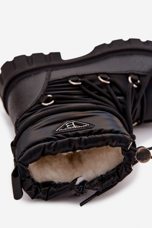 Dětské boty do sněhu Černé Adelisse