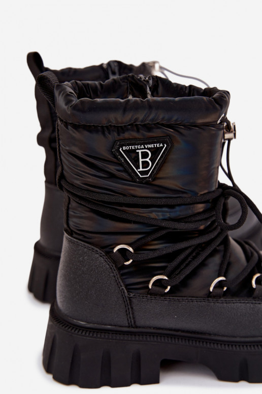 Dětské boty do sněhu Černé Adelisse