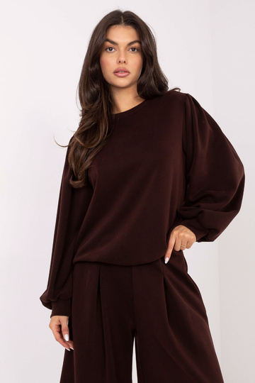 Tmavě hnědá halenka 2