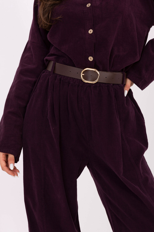 Tmavě fialové kalhoty