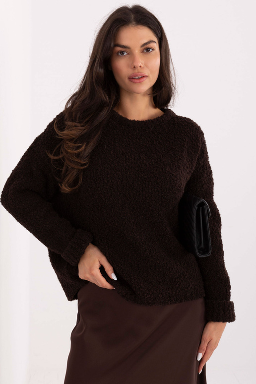 Svetr tmavě hnědý
