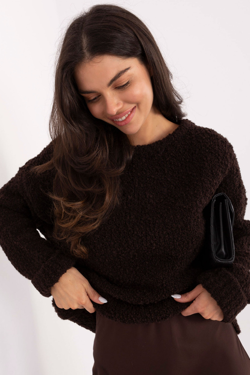 Svetr tmavě hnědý