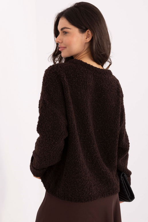 Svetr tmavě hnědý