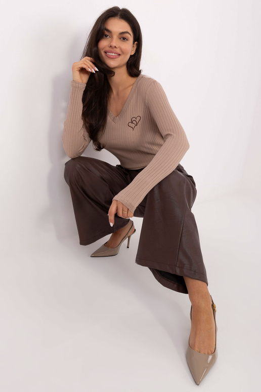 Halenka tmavě béžová