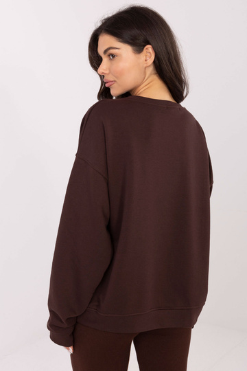 Tmavě hnědá blůza 2