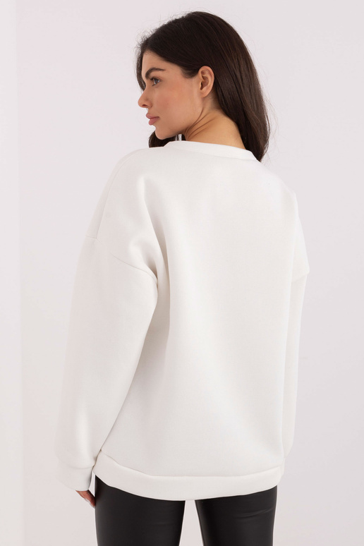 Modrý blejzr barvy ecru