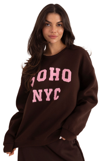 Halenka MJ tmavě hnědá 2