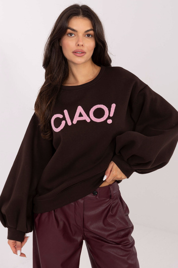 Tmavě hnědá blůza 2