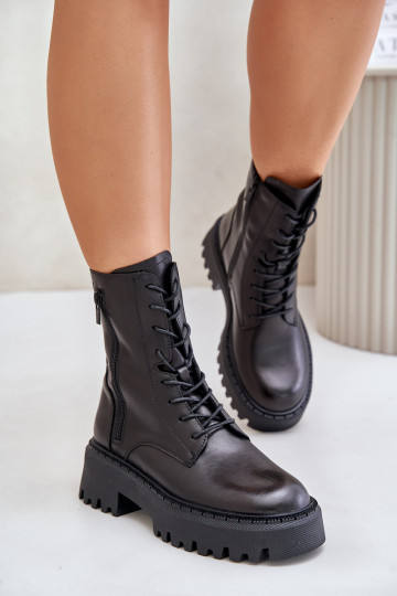  zateplené boty   Big Star OO274A387 Černé