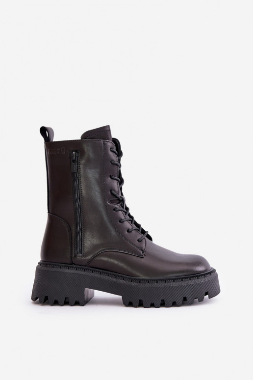  zateplené boty   Big Star OO274A387 Černé