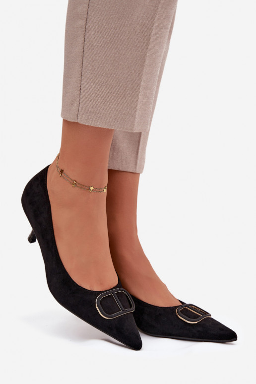 Boty na vysokém podpatku   Detalem Černé Amelora