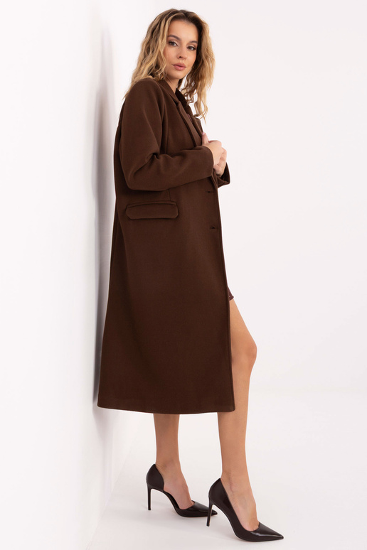 Kabát tmavě hnědý