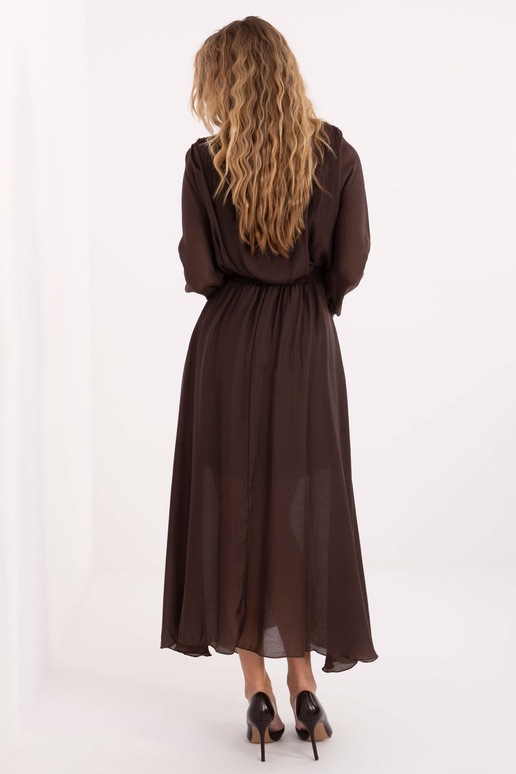 Šaty tmavě hnědé