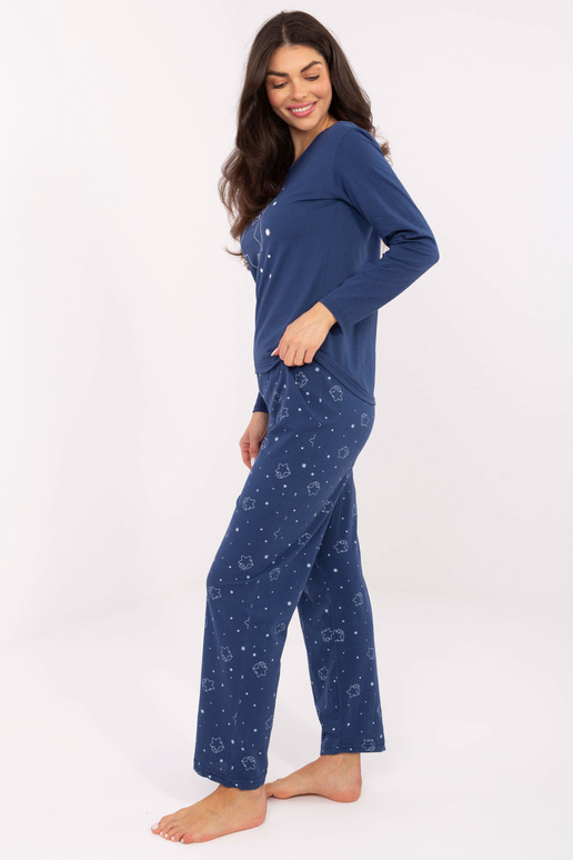 Tmavě modrá pyžama