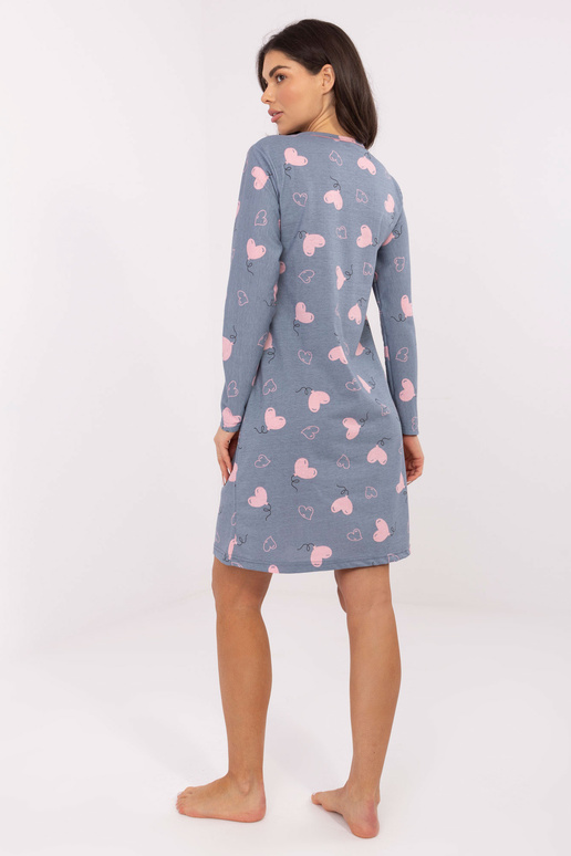 Tmavě modrá noční košile