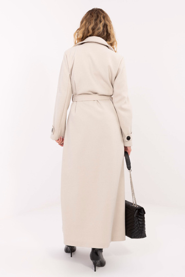 Kabát světle písečné barvy