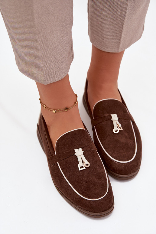 mokasíny mokasíny  Z z eko semišeu Czekoladowe Darwen