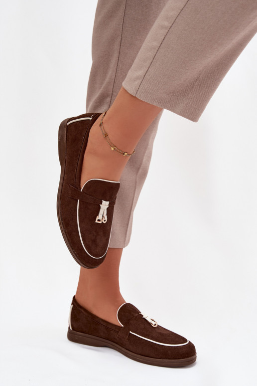 mokasíny mokasíny  Z z eko semišeu Czekoladowe Darwen