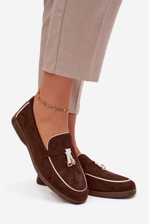 mokasíny mokasíny  Z z eko semišeu Czekoladowe Darwen