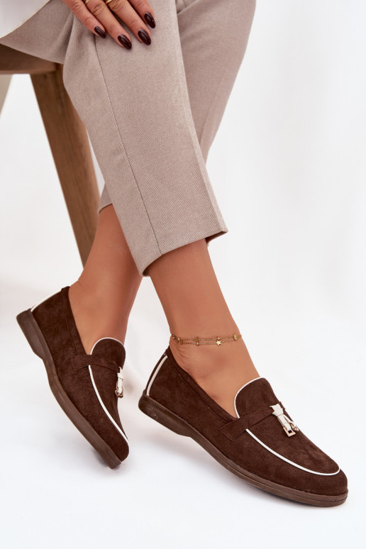 mokasíny mokasíny  Z z eko semišeu Czekoladowe Darwen