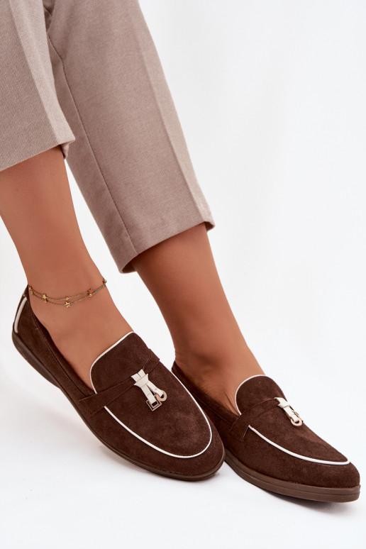 mokasíny mokasíny  Z z eko semišeu Czekoladowe Darwen