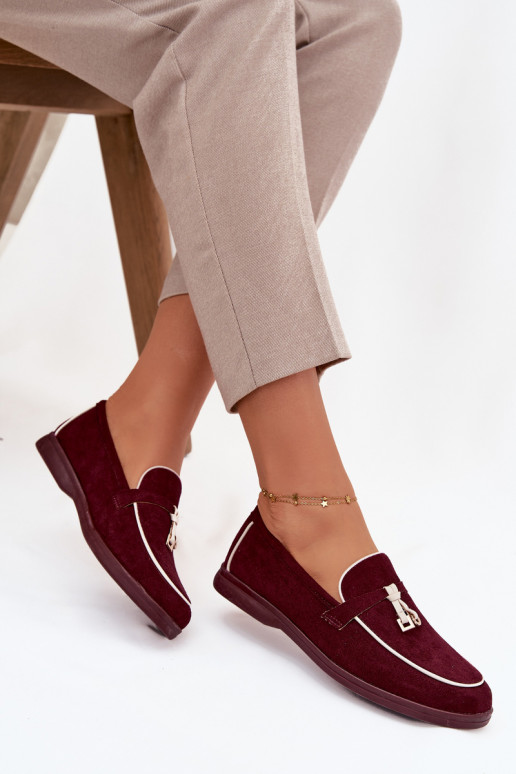 mokasíny mokasíny  Z z eko semišeu vínová Darwen