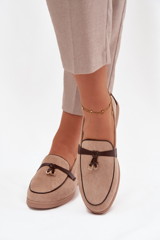 mokasíny mokasíny  Z z eko semišeu béžové Darwen