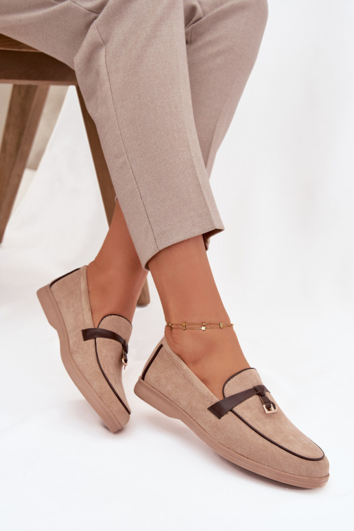 mokasíny mokasíny  Z z eko semišeu béžové Darwen