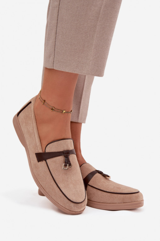 mokasíny mokasíny  Z z eko semišeu béžové Darwen