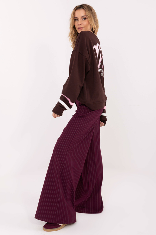 Mikina MJ tmavě hnědá