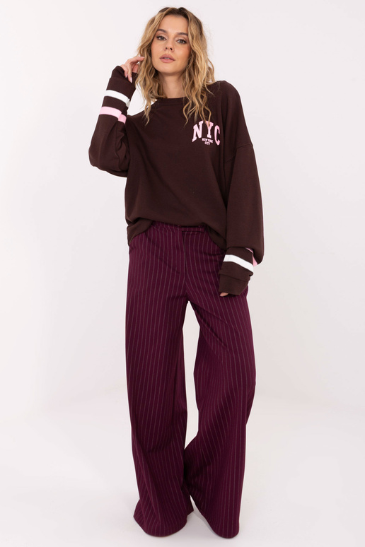 Mikina MJ tmavě hnědá