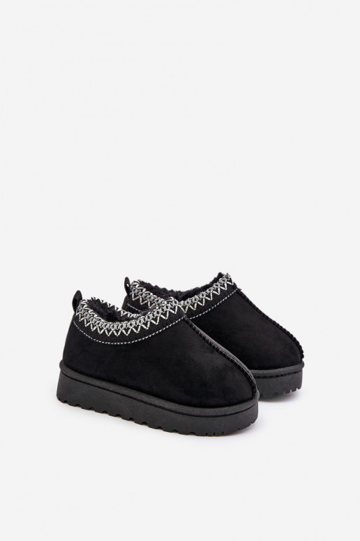 Sněhové Boty Dětské Na Platformě Zateplené Kožíškem Camel Vilabria