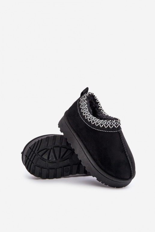 Sněhové Boty Dětské Na Platformě Zateplené Kožíškem Camel Vilabria