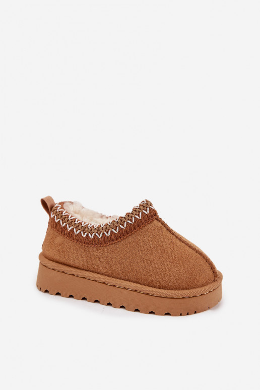 Sněhule Dětské Z Haftem hnědáPrina