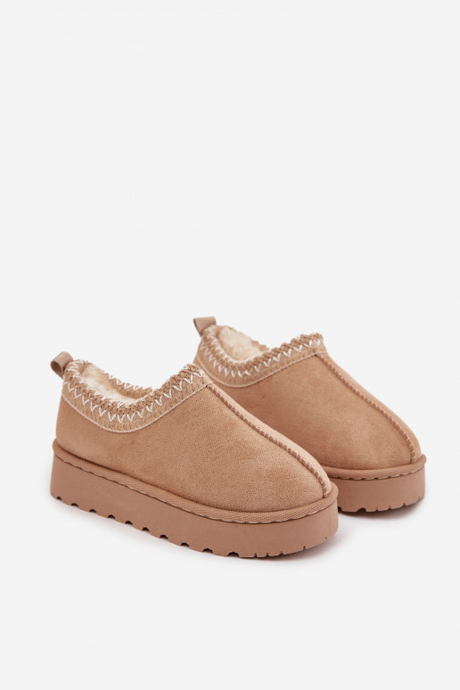 Sněhule Dětské Z Haftem béžové Prina