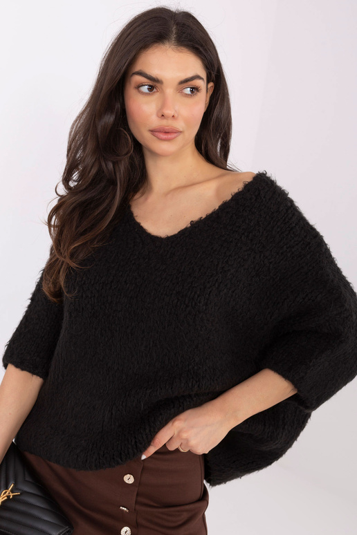 Svetr tmavě pískové barvy