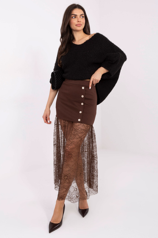 Svetr tmavě pískové barvy