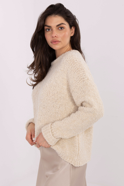 Sweter-MI-SW-WK32601.19-jasny beżowy