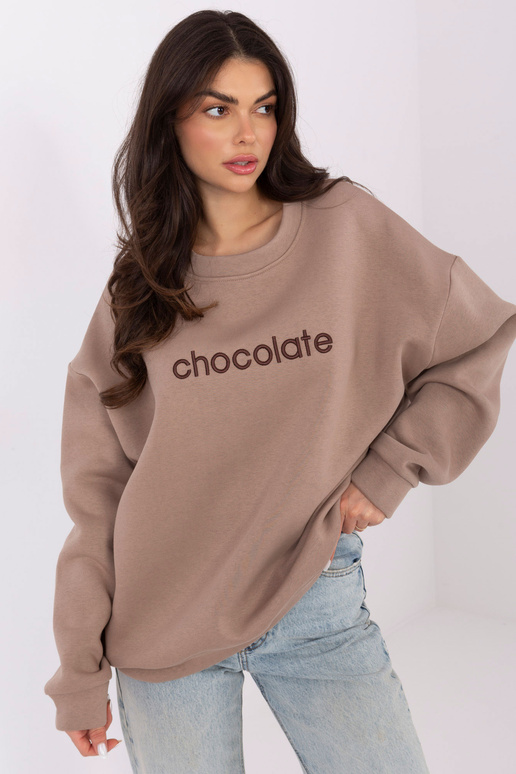 Tmavě pískový svetr