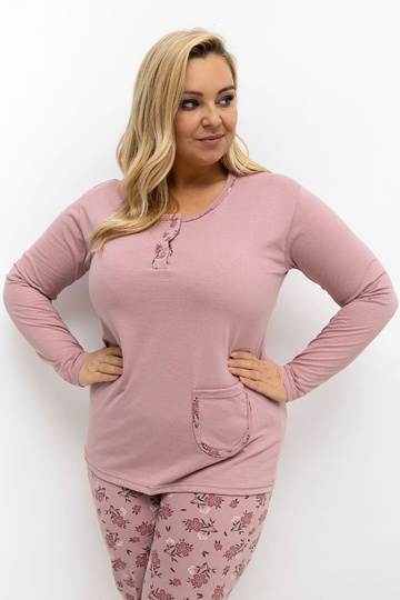 Světlé růžové pyžamo 2