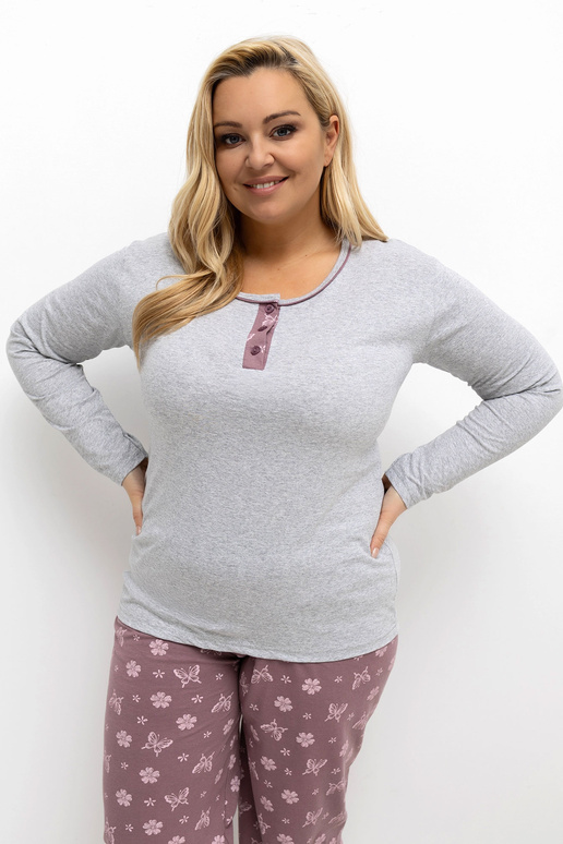 Pyžamo DU FP 500.25 šedé