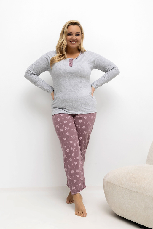 Pyžamo DU FP 500.25 šedé