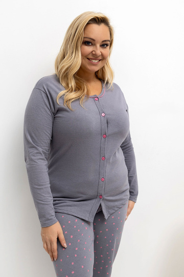 Pyžamo tmavě šedé