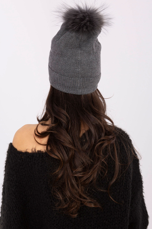 Čepice AT tmavě šedá