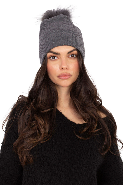 Čepice AT tmavě šedá