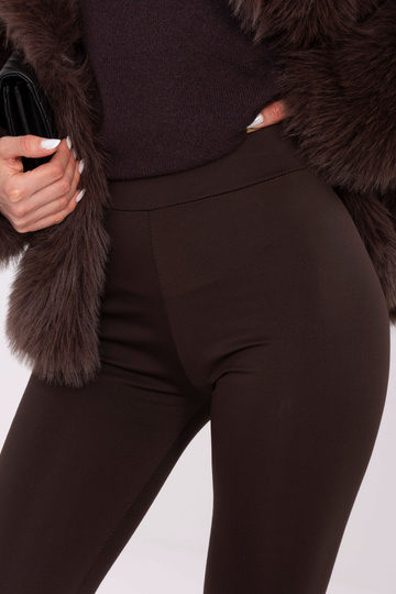 Kalhoty tmavě hnědé