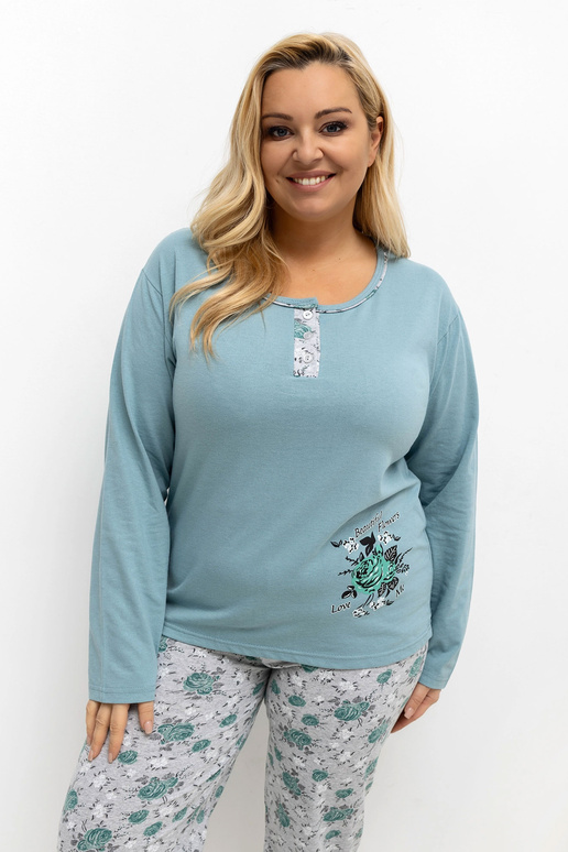 Pyžamo tmavě mátové