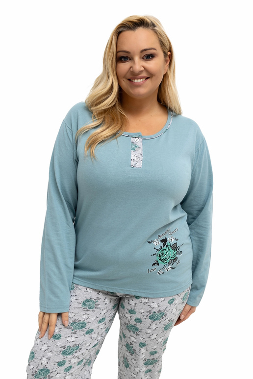 Pyžamo tmavě mátové