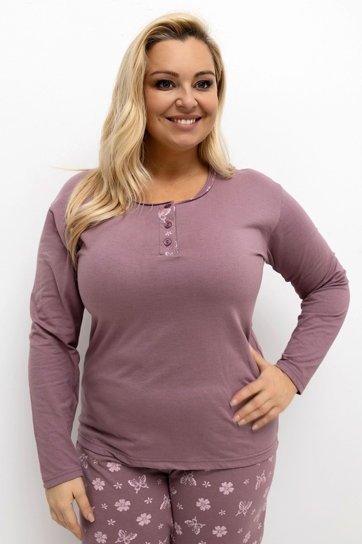 Pyžamo tmavě růžové