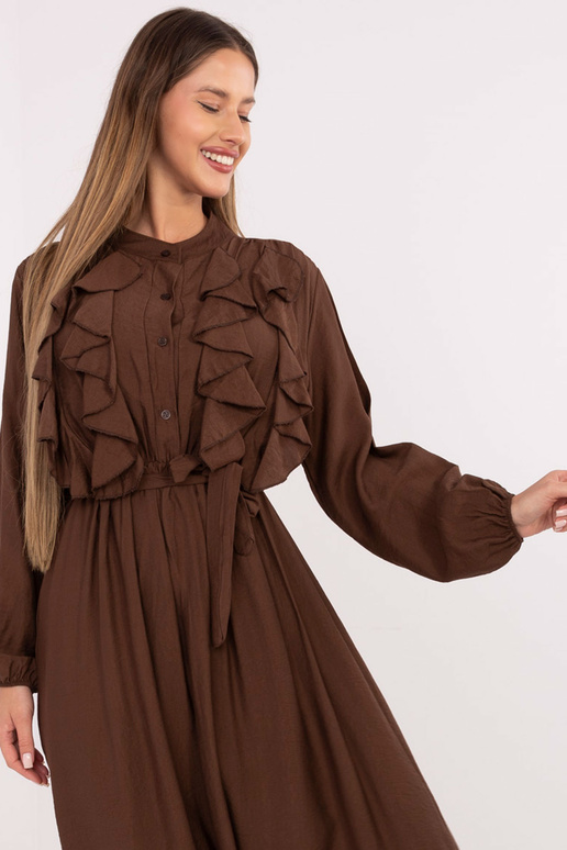 Hnědé šaty